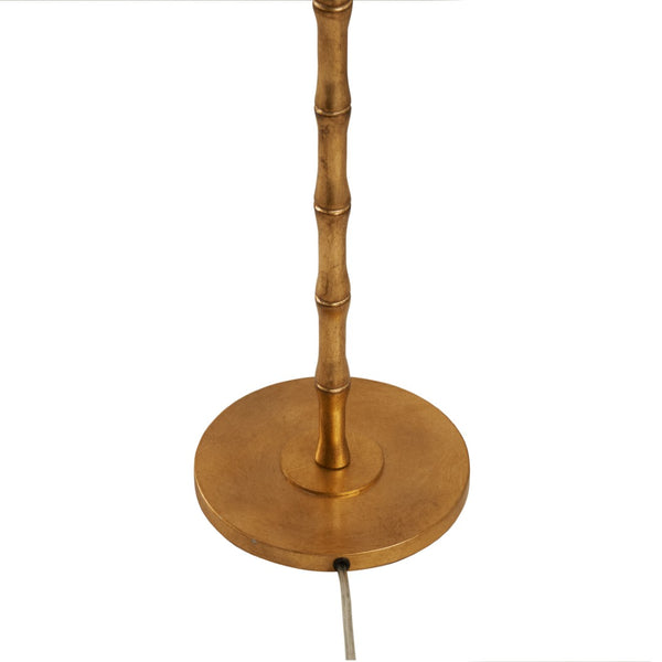 Chelsea House Artois Sculptural Floor Lamp In Aged Brass — Bamboo-Inspired 62" Ambient Light For Modern Homes 70277