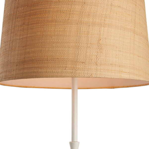 Chelsea House Artois Sculptural Floor Lamp In Matte White — Bamboo-Inspired 62" Ambient Lighting For Modern Rooms 70278