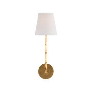 Chelsea House Artois Bamboo Wall Sconce In Antique Gold Leaf Gilt — Sculptural Ambient Lighting For Hallways 70279