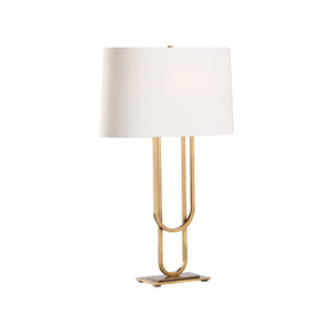 Chelsea House Odeon Sculptural Table Lamp In Aged Brass By Jamie Merida — Vintage-Inspired Warm Ambient Light, 29.5" 70281