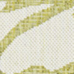 HomeRoots 9' X 12' Elegant Green and Cream Floral Area Rug - Indoor/Outdoor, Durable, Easy Care, Timeless Style 702857