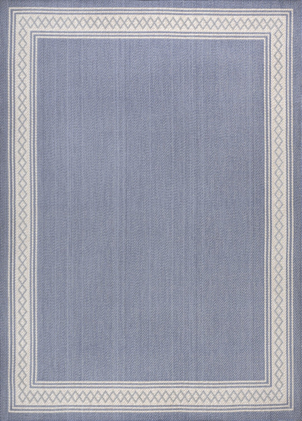 HomeRoots 5' X 8' Blue and Cream Indoor/Outdoor Area Rug – Stylish, Durable, and Versatile for Every Space! 702925