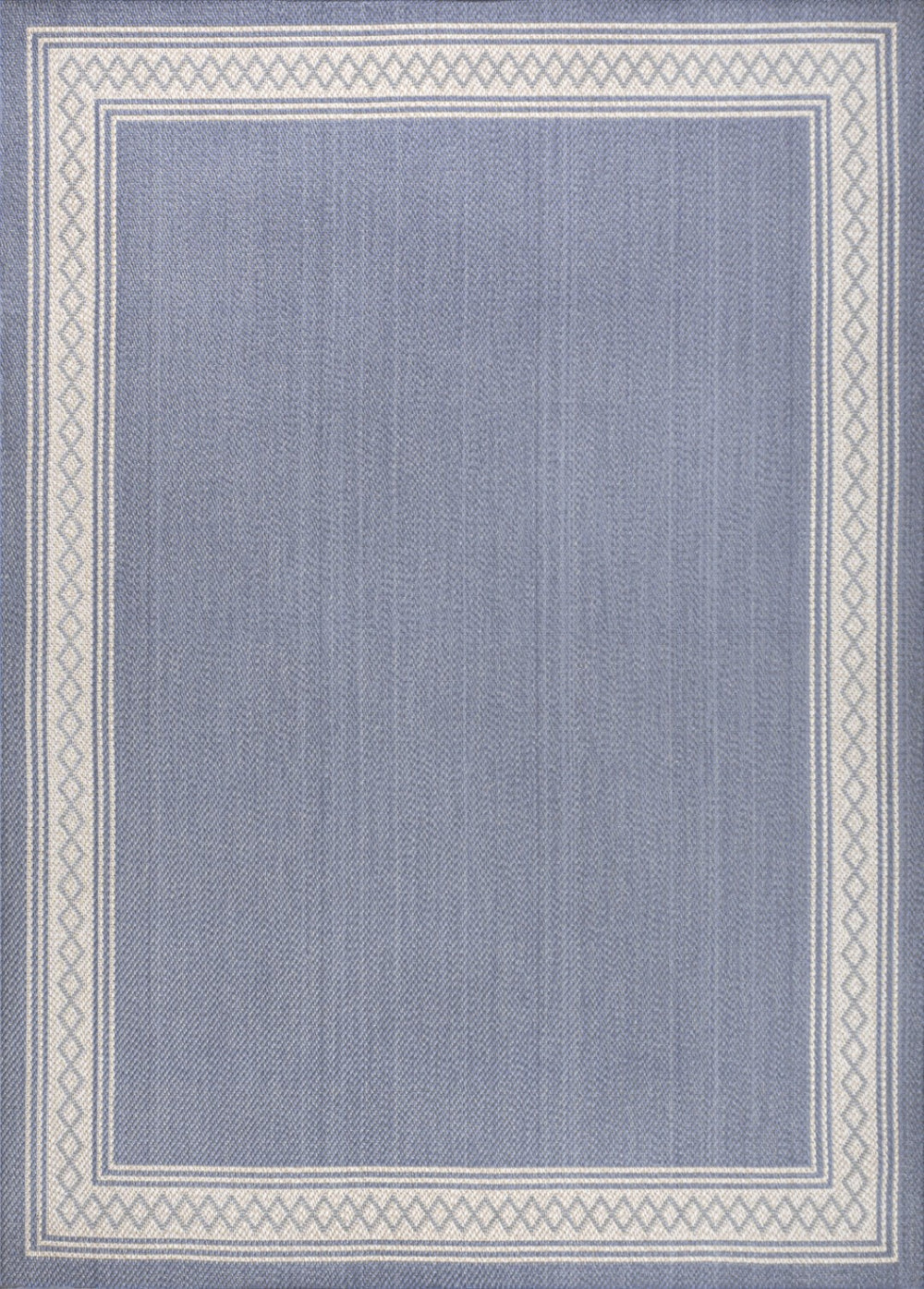 HomeRoots 5' X 8' Blue and Cream Indoor/Outdoor Area Rug – Stylish, Durable, and Versatile for Every Space! 702925