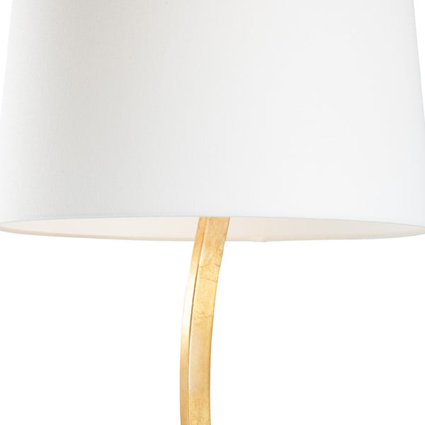 Chelsea House Sway Gilt Floor Lamp — Sculptural 63" Slender Metal Lamp By Jamie Merida For Ambient Accent Lighting 70294