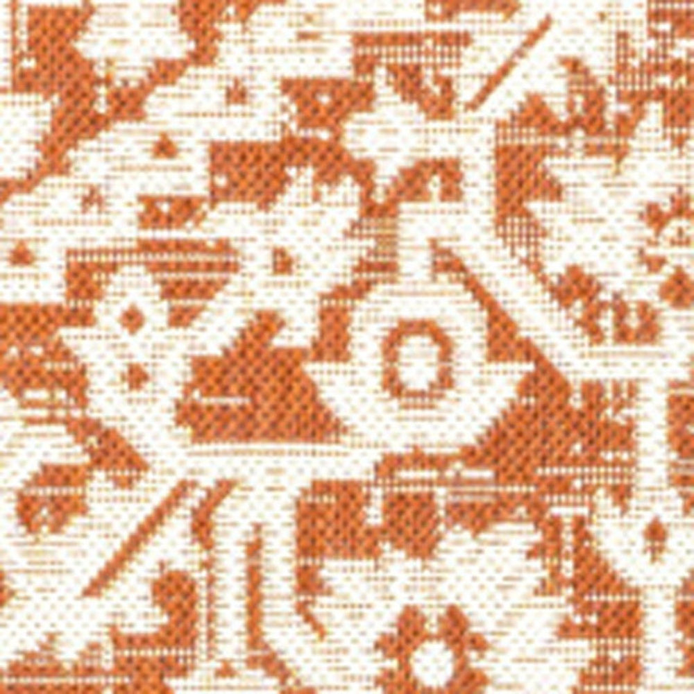 HomeRoots 9' X 12' Vibrant Medallion Area Rug – Durable Indoor/Outdoor Solution for High-Traffic Spaces! 702964
