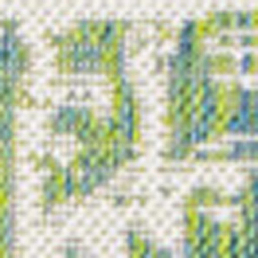 HomeRoots 9' X 12' Cream and Green Medallion Area Rug – Timeless Design for Indoor & Outdoor Elegance 702989