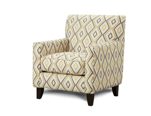 Fusion Maxwell Doozie Dijon Accent Chair - Stylish, Durable & Cleanable With Reversible Cushion Comfort Multi S,65% Polyester,31% Rayon,4% Linen 702 Doozie Dijon Accent Chair