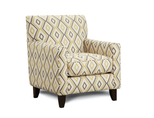 Fusion Maxwell Doozie Dijon Accent Chair - Stylish, Durable & Cleanable With Reversible Cushion Comfort Multi S,65% Polyester,31% Rayon,4% Linen 702 Doozie Dijon Accent Chair