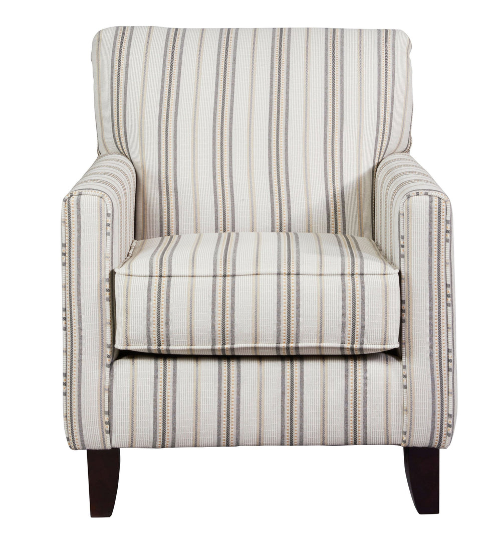 Fusion Durango Pewter Unica Oxford Accent Chair - Stylish, Durable, And Versatile For Any Room Decor Multi Ws,100% Polypropylene 702 Unica Oxford Accent Chair