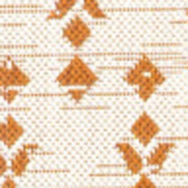 HomeRoots 8' X 10' Cream and Orange Trellis Rug – Stylish, Weather-Resistant Indoor/Outdoor Area Rug for Any Space 703053