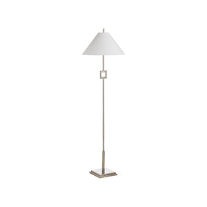 Chelsea House Overhill Polished Nickel Floor Lamp By Jamie Merida — Sculptural Modern Statement Light, 55.5"H 70311