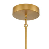 Fagan 33.5'' Wide Integrated LED Chandelier - Brushed Brass with Forged Iron 70318/LED Elk Lighting