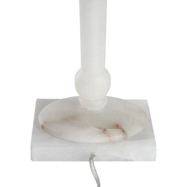 Chelsea House City Lights Alabaster Lamp Sculptural 36" Tall Ambient Glow — Handcrafted Natural Veining, Slim Design 70327