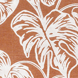 HomeRoots 8' X 10' Vibrant Orange and Ivory Floral Area Rug for Indoor and Outdoor Spaces - Easy Care, Stylish! 703336
