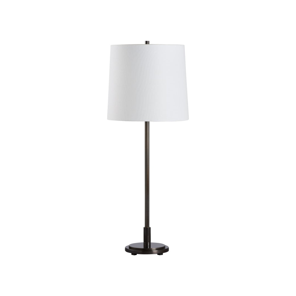 Chelsea House Underwood Sleek Table Lamp By Jamie Merida — Oil Rubbed Bronze With Warm Golden Patina, 28.5" H 70335