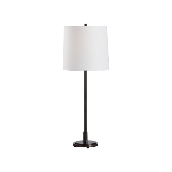Chelsea House Underwood Sleek Table Lamp By Jamie Merida — Oil Rubbed Bronze With Warm Golden Patina, 28.5" H 70335