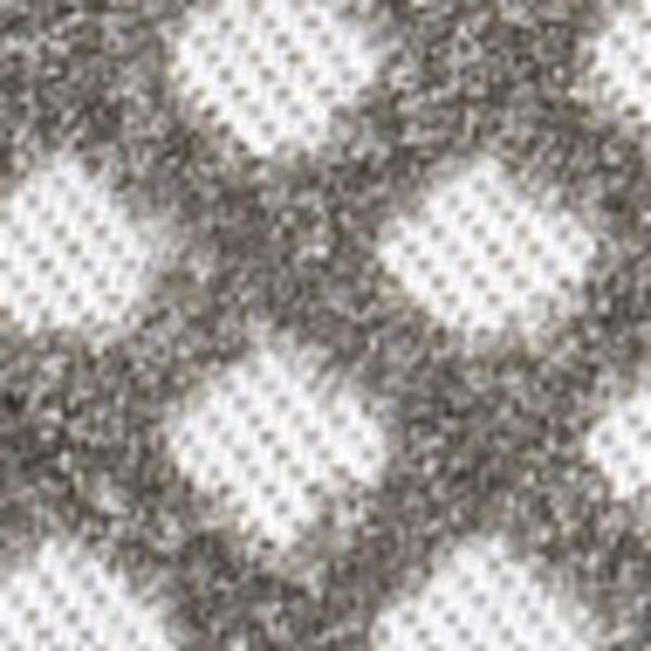 HomeRoots 8' X 10' Dark Gray & Ivory Trellis Area Rug – Stylish, All-Weather Durable for Indoor & Outdoor Use! 703385