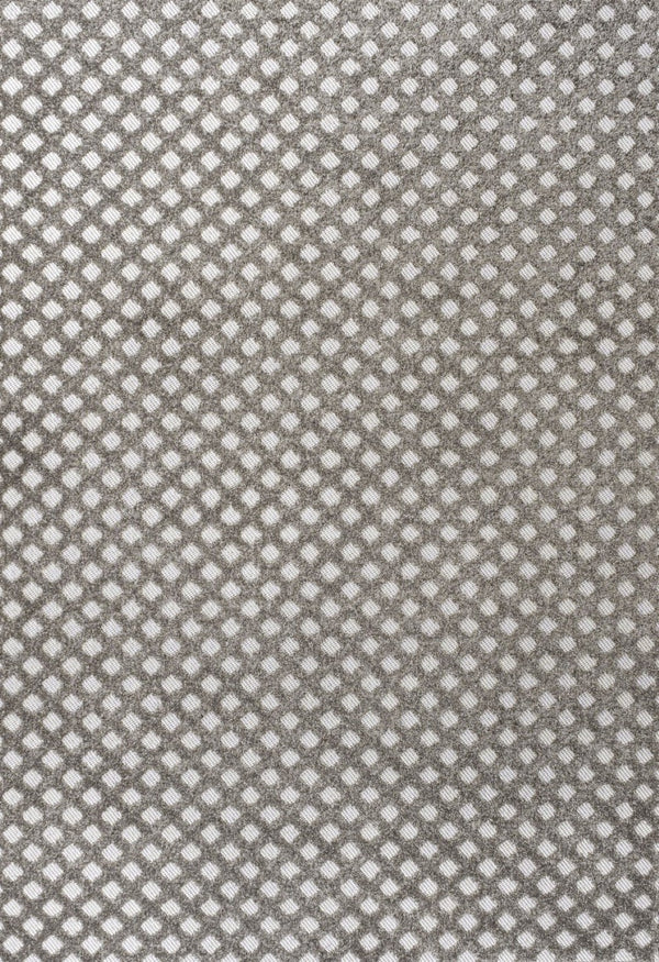 HomeRoots 8' X 10' Dark Gray & Ivory Trellis Area Rug – Stylish, All-Weather Durable for Indoor & Outdoor Use! 703385