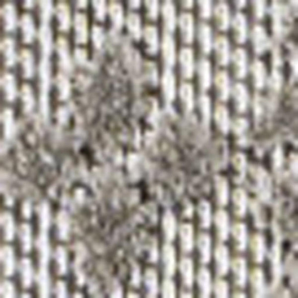 HomeRoots 5' Elegant Dark Gray and Ivory Moroccan Area Rug - Versatile Indoor/Outdoor Design, Durable & Stylish 703388