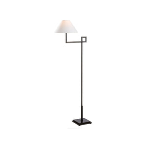 Chelsea House St. Dunstan Floor Lamp Slim 55.5" Oil-Rubbed Bronze Minimalist Ambient Lighting For Cozy Spaces 70341