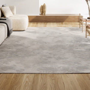 HomeRoots 8' X 10' Striped Ivory and Cream Area Rug - Elegant Indoor/Outdoor Style with Durable Performance 703413