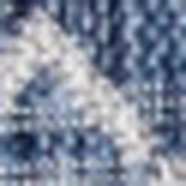 HomeRoots 8' Navy Blue and Light Gray Square Trellis Area Rug - Stylish Indoor/Outdoor Design with Durability 703460