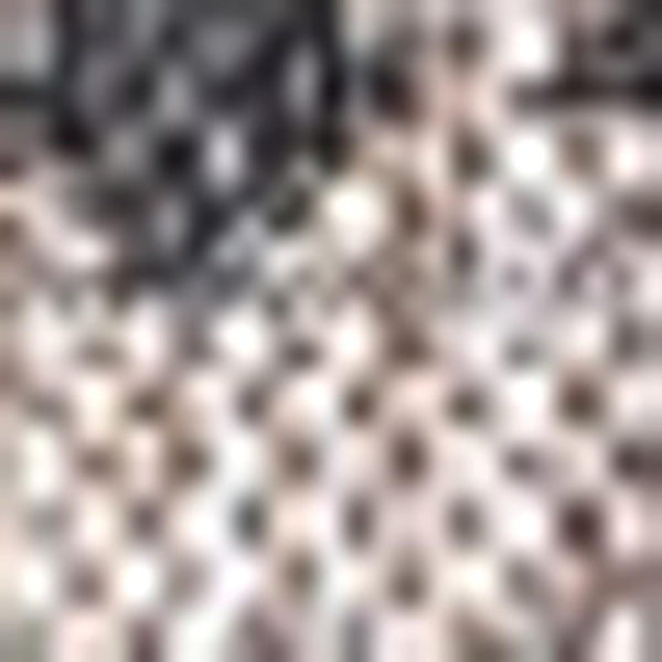 HomeRoots 6' Natural and Black Square Trellis Area Rug - Stylish, Durable, Low-Maintenance for Indoor & Outdoor Use 703468
