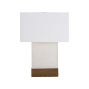 Chelsea House Luster Lamp - Elegant  Table Lamp, 24.5” Height, Perfect For Stylish Home Lighting Decor White,Cream Silkette 70352