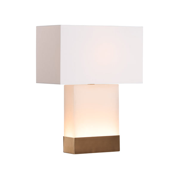Chelsea House Luster Lamp - Elegant  Table Lamp, 24.5” Height, Perfect For Stylish Home Lighting Decor White,Cream Silkette 70352