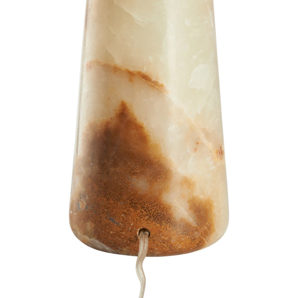 Chelsea House Midas Sculptural Marble Table Lamp With Gold Shade — 19" Compact Luxury Lighting For Bedside & Console 70354