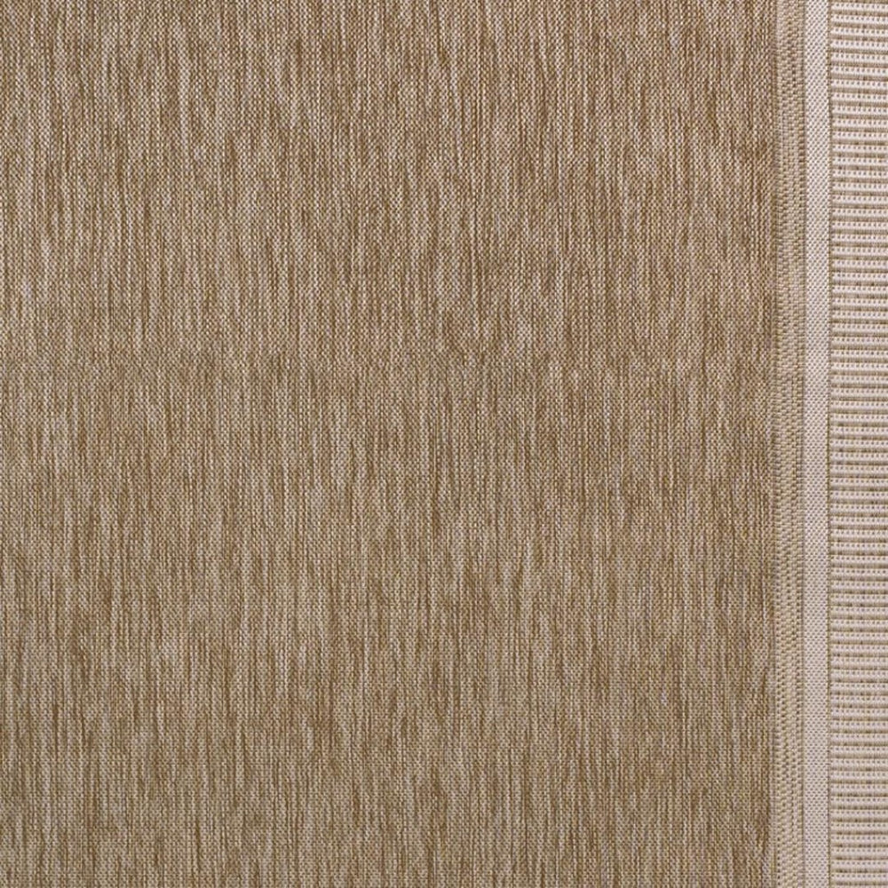 HomeRoots 8' X 10' Beige and Cream Indoor/Outdoor Area Rug – Durable, Stylish, Easy-Clean for Any Space! 703567