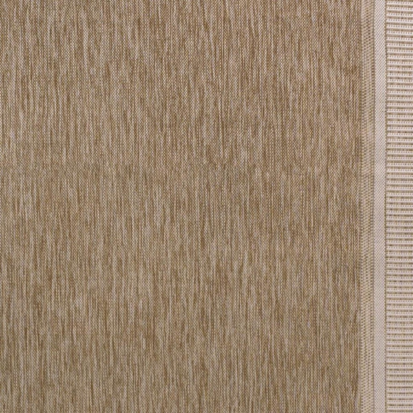 HomeRoots 8' X 10' Beige and Cream Indoor/Outdoor Area Rug – Durable, Stylish, Easy-Clean for Any Space! 703567