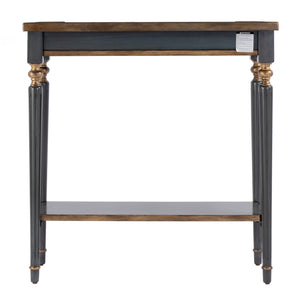 Butler Specialty Company Elegant Rectangular Console Table With Open Shelf For Timeless Style Pastel Blue Rubberwood,Cherry Veneers,Mdf 7036483-butler