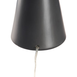 Chelsea House Chase Sculptural Ceramic Lamp Matte Black — 29.5" Tapered Ambient Lighting For Modern & Industrial Spaces 70365