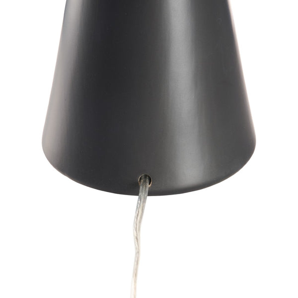 Chelsea House Chase Sculptural Ceramic Lamp Matte Black — 29.5" Tapered Ambient Lighting For Modern & Industrial Spaces 70365