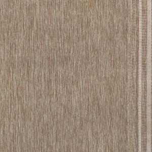 HomeRoots 5' Indoor Outdoor Area Rug in Beige and Cream – Durable, Stylish, Low-Maintenance for Any Space 703658