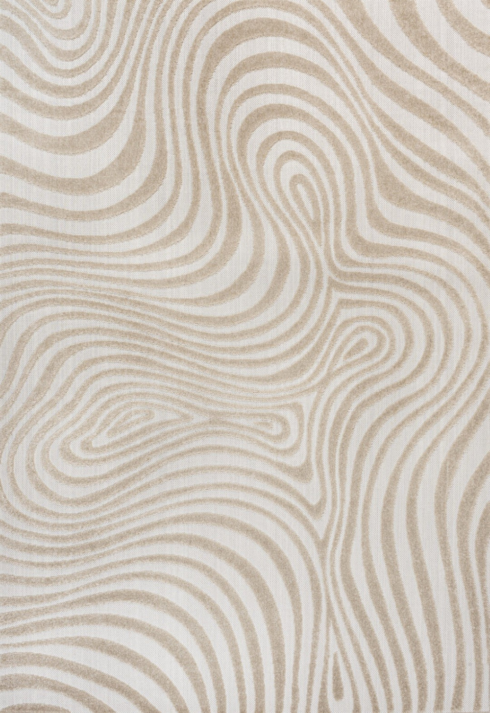 HomeRoots 8' X 10' Beige and Cream Abstract Area Rug – Stylish Indoor/Outdoor Design for Any Space! 703720