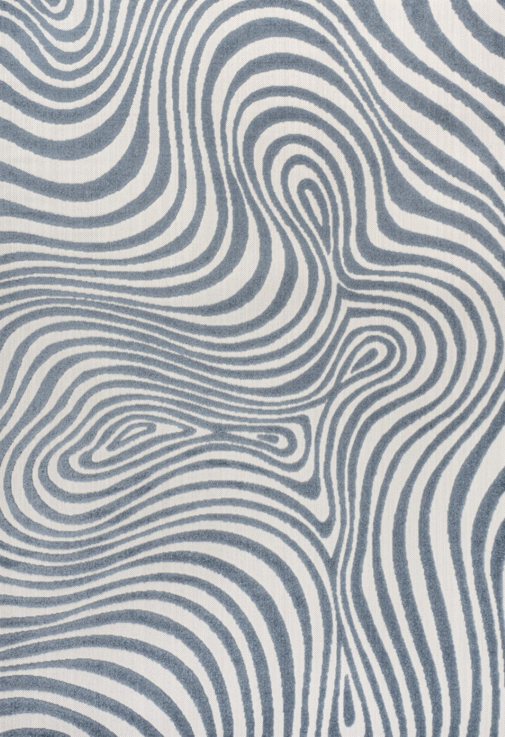 HomeRoots 8' X 10' Dark Blue and Cream Abstract Area Rug – Versatile Indoor/Outdoor Decor with Durable Design 703721