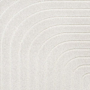 HomeRoots 8' X 10' Ivory Indoor Outdoor Area Rug - Elegant, Durable, Versatile Design for All Spaces & Styles 703725