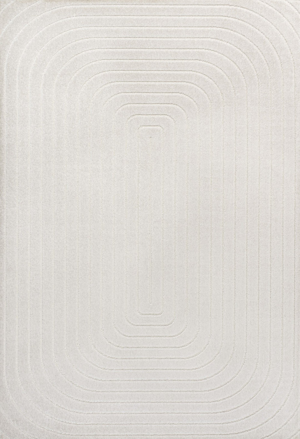 HomeRoots 8' X 10' Ivory Indoor Outdoor Area Rug - Elegant, Durable, Versatile Design for All Spaces & Styles 703725
