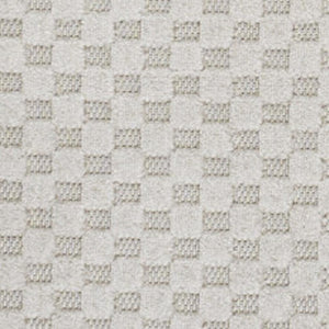 HomeRoots 8' X 10' Ivory and Cream Plaid Area Rug – Versatile Indoor/Outdoor Rug for Timeless Style and Comfort 703729