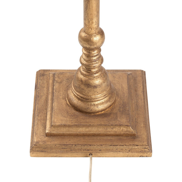 Chelsea House Beatrice Aged Gold Floor Lamp — 65" Tall Vintage-Inspired Ambient Lighting With Slim, Sturdy Base 70399