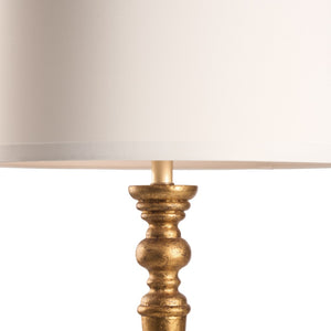Chelsea House Beatrice Aged Gold Floor Lamp — 65" Tall Vintage-Inspired Ambient Lighting With Slim, Sturdy Base 70399