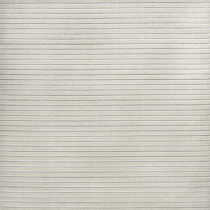 HomeRoots 5' Ivory and Cream Square Striped Area Rug – Versatile Indoor/Outdoor Decor with Modern Style & Durability 704070