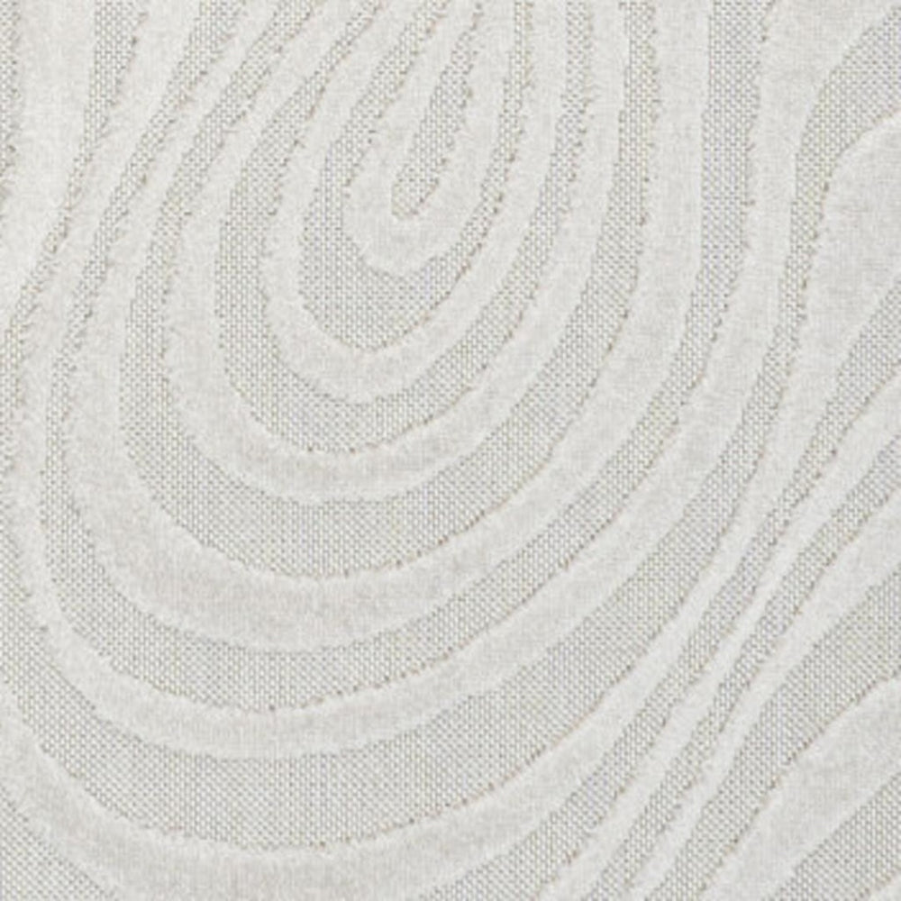 HomeRoots 10' Cream and Ivory Abstract Area Rug - Elegant Indoor/Outdoor Design for Living Spaces, Patios & More 704081