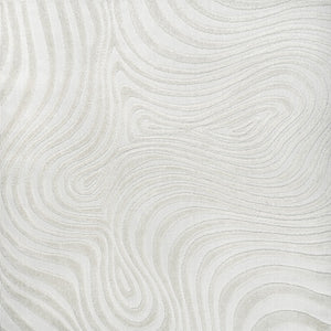 HomeRoots 5' Cream and Ivory Abstract Geometric Square Area Rug - Stylish Indoor/Outdoor Décor Choice! 704087