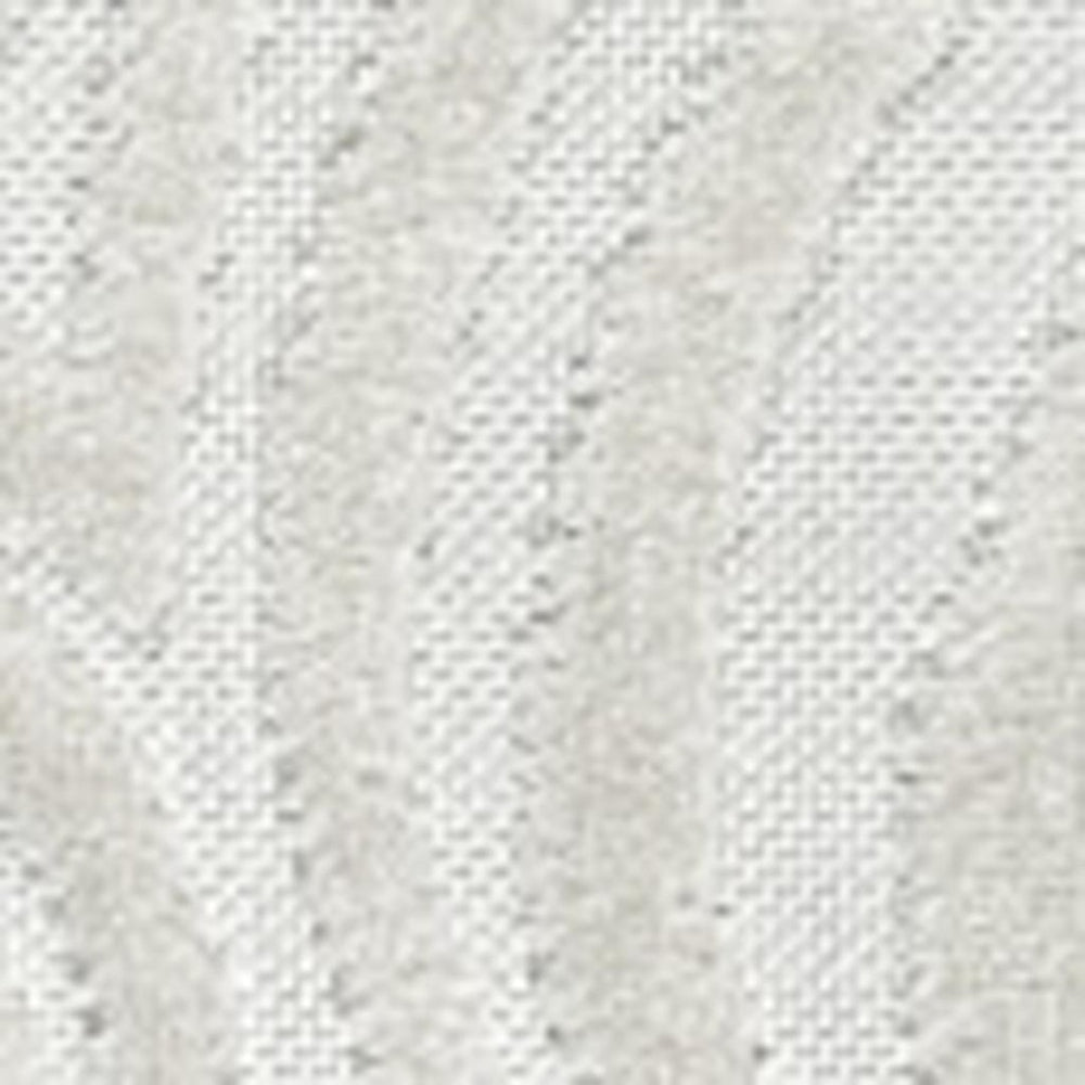 HomeRoots 5' Cream and Ivory Abstract Geometric Square Area Rug - Stylish Indoor/Outdoor Décor Choice! 704087