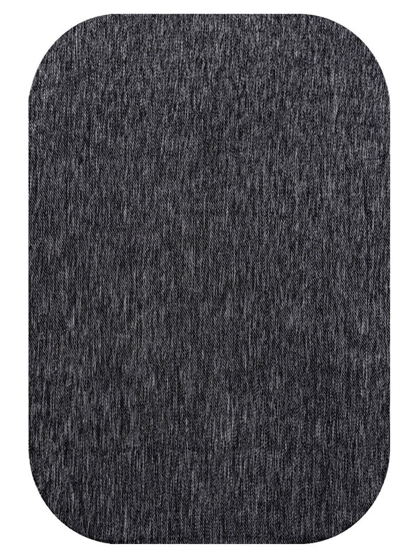 HomeRoots 8' X 10' Dark Gray Area Rug - Versatile Indoor/Outdoor Design, Durable, Easy Care, Perfect for Any Space 704152