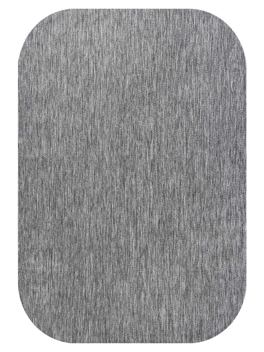 HomeRoots 6' X 9' Gray Indoor Outdoor Area Rug - Durable, Stylish, and Easy-Care for Modern Living Spaces 704161