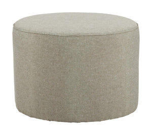 Moxy Outdoor Indoor Square Ottoman Olefin Upholstered Steel Frame Accent Seat
